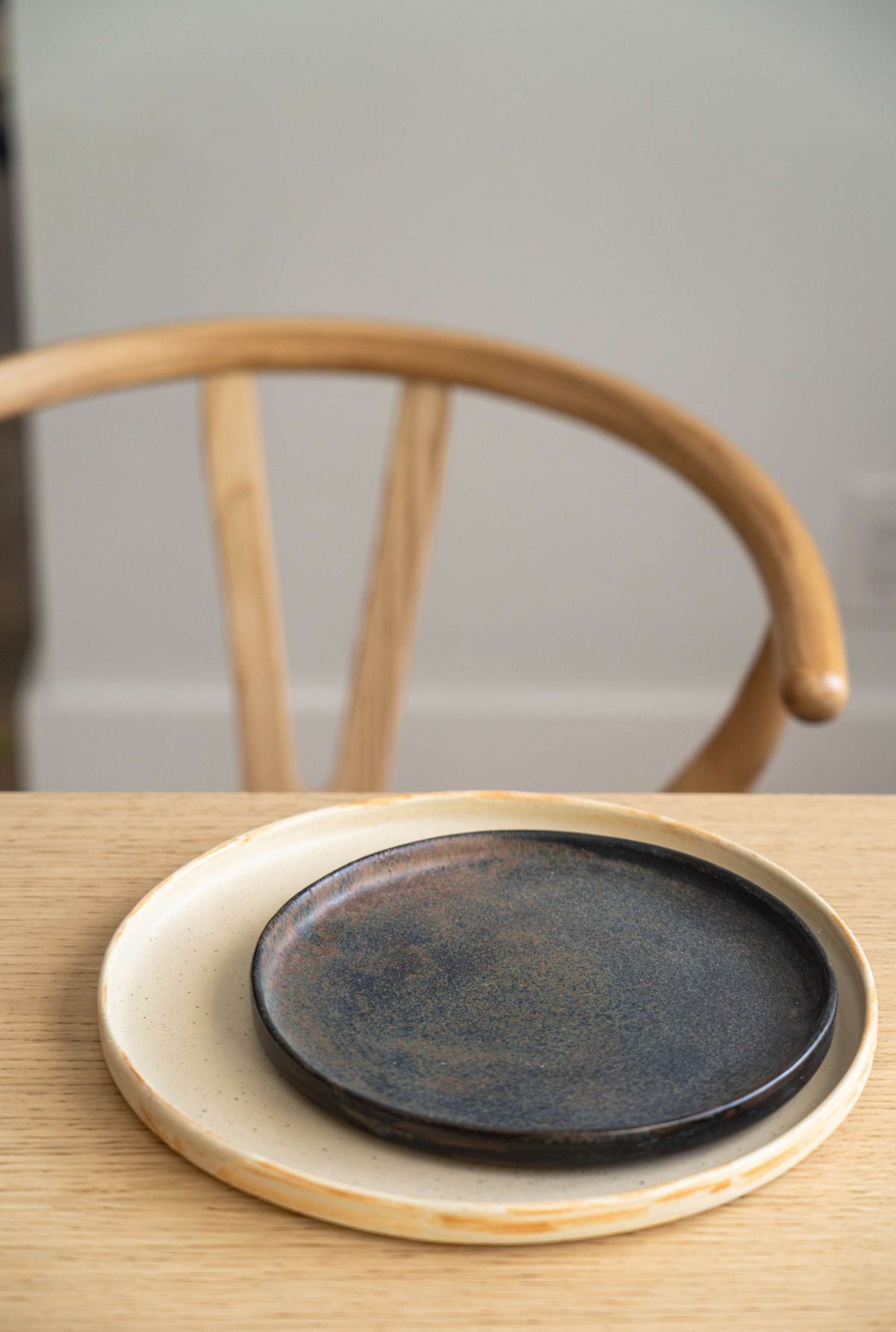 Beige Matte - Stoneware Dinner Plates