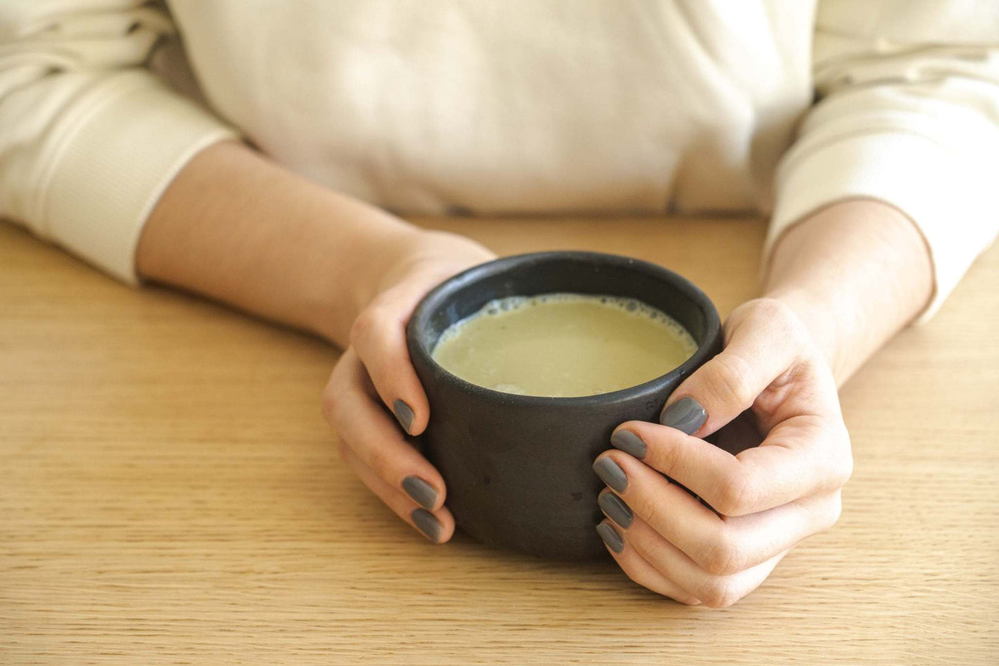 Black - Stoneware Matcha Bowl