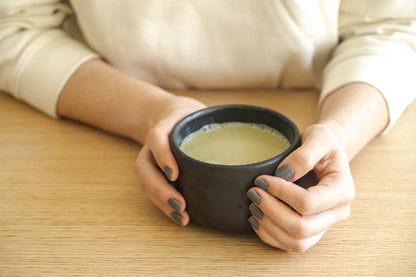 Black - Stoneware Matcha Bowl