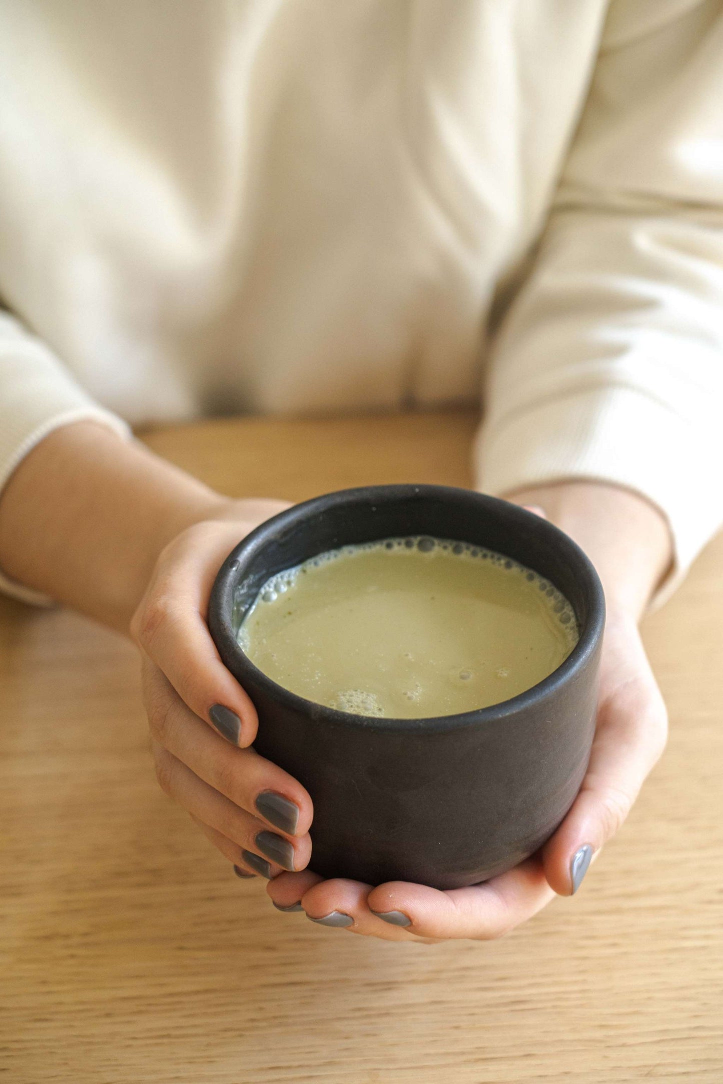 Black - Stoneware Matcha Bowl