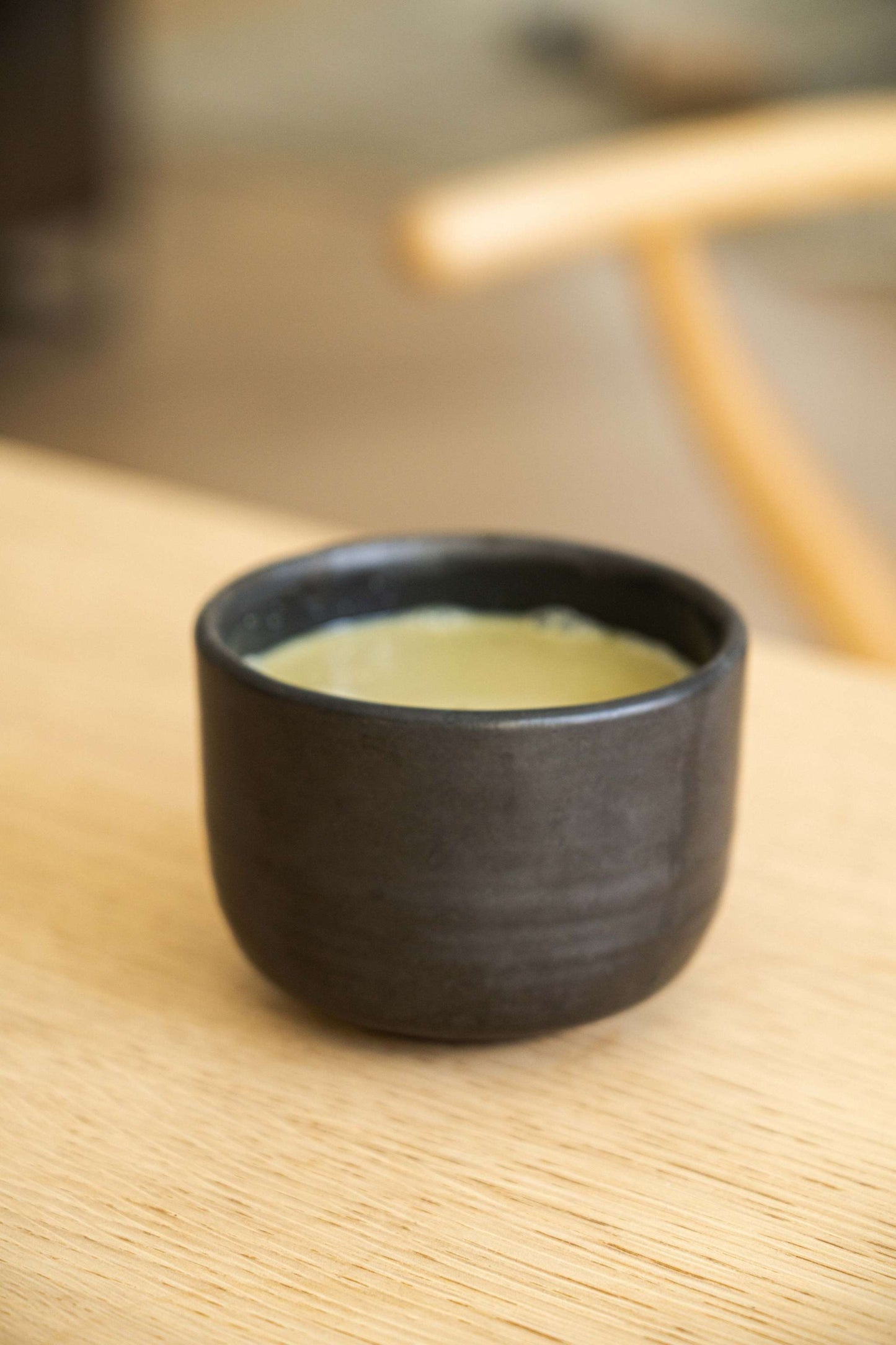 Black - Stoneware Matcha Bowl
