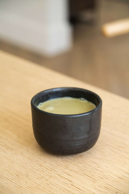 Black - Stoneware Matcha Bowl