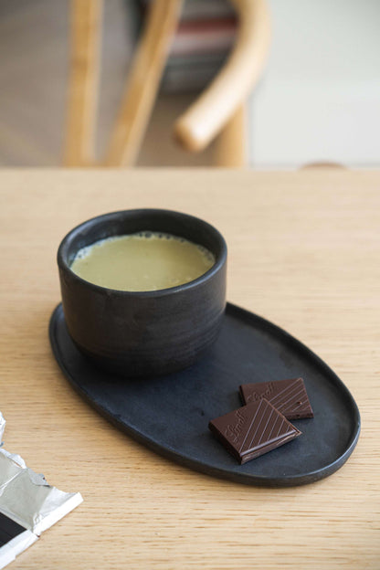 Black - Stoneware Matcha Bowl