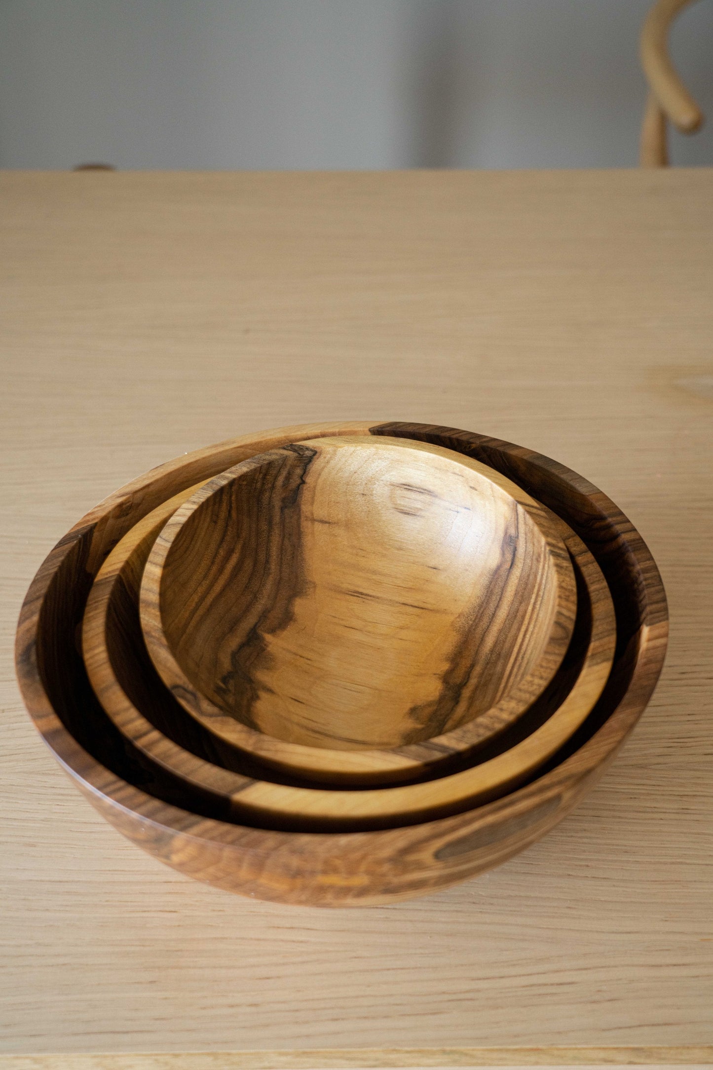 Walnut Nesting Bowl Set