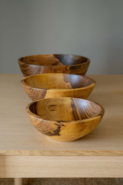 Walnut Nesting Bowl Set