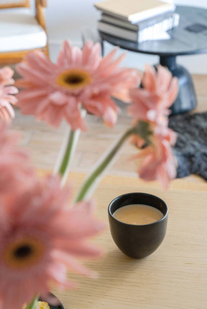 Black Matte - Stoneware Coffee Cup