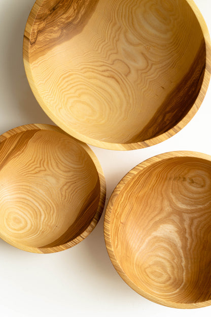Walnut Nesting Bowl Set