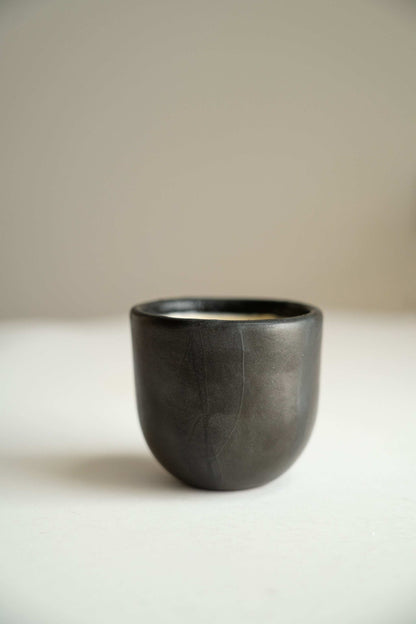 Black - Stoneware Espresso Cup