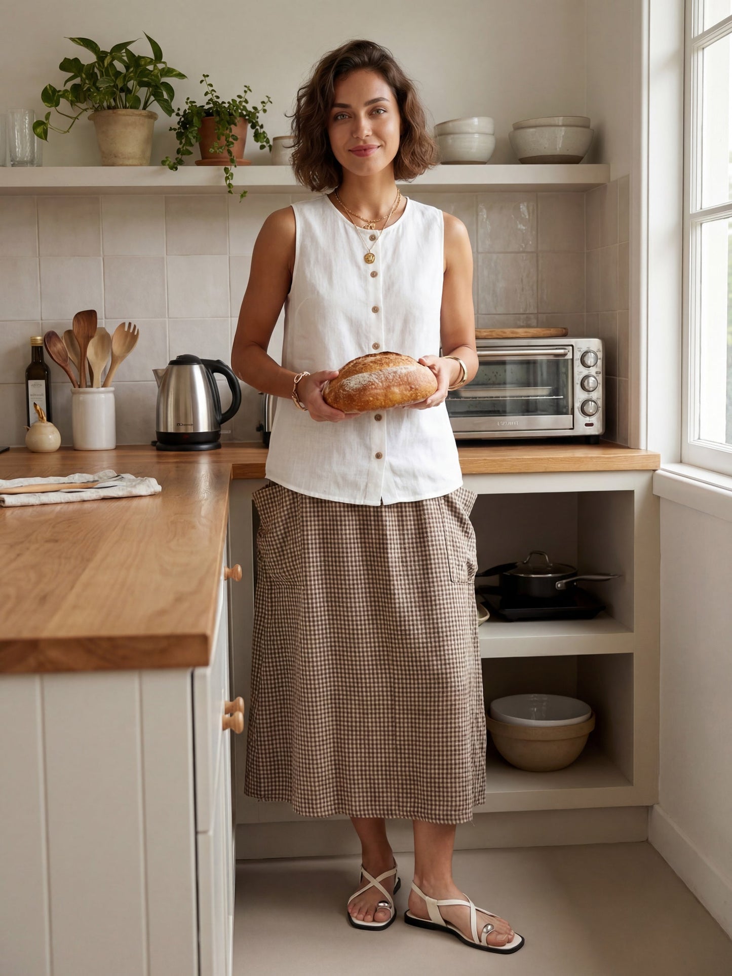 MARINA Elastic Waist Skirt