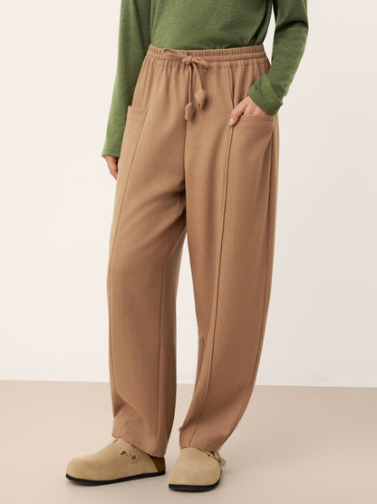 PRISCILLA Drawstring Patch Pocket Pants