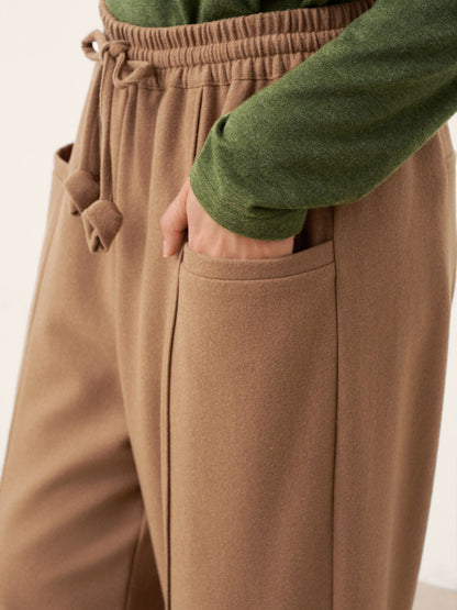 PRISCILLA Drawstring Patch Pocket Pants