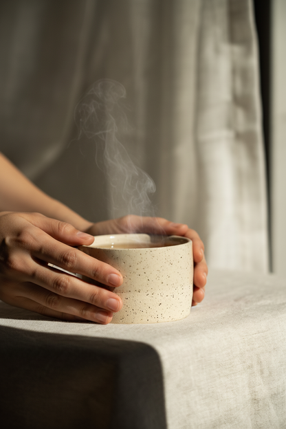 White Sand Speckled - Stoneware Mug