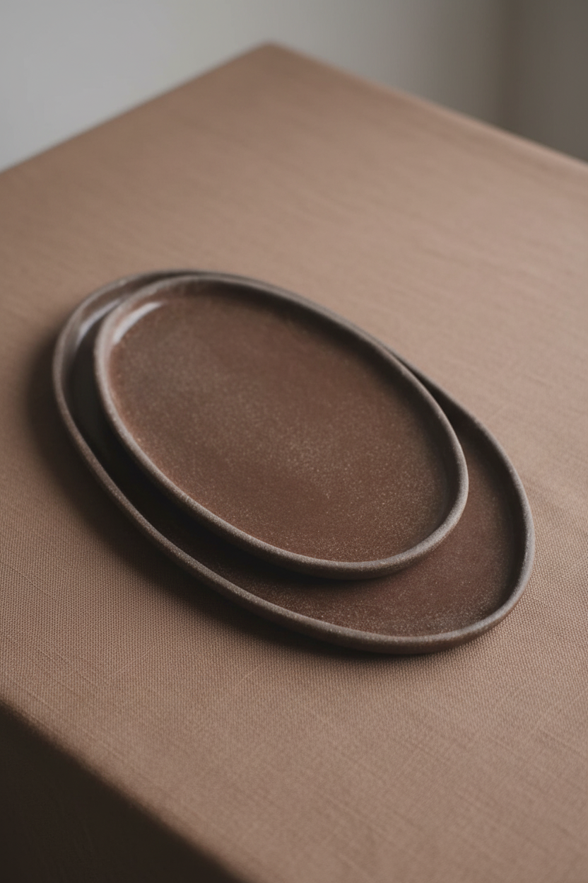 Pumpernikel - Oval Stoneware Serving Platter