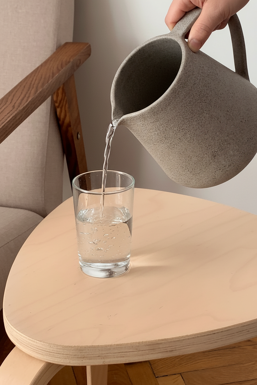 Concrete - Stoneware Pitcher