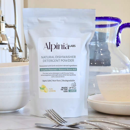 Powerful Dishwasher Detergent with Enzymes