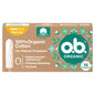 O.B. Organic Tampon - 100% Certified Organic Cotton, Fragrance-Free, Super Absorbent