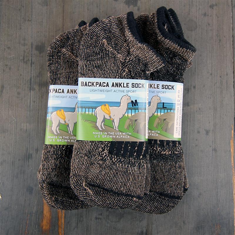 Lightweight Hiker Alpaca Ankle Socks