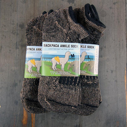 Lightweight Hiker Alpaca Ankle Socks