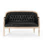 French Country Flower Chesterfield Tufted Loveseat
