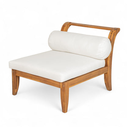 6 Piece Acacia Outdoor Sectional