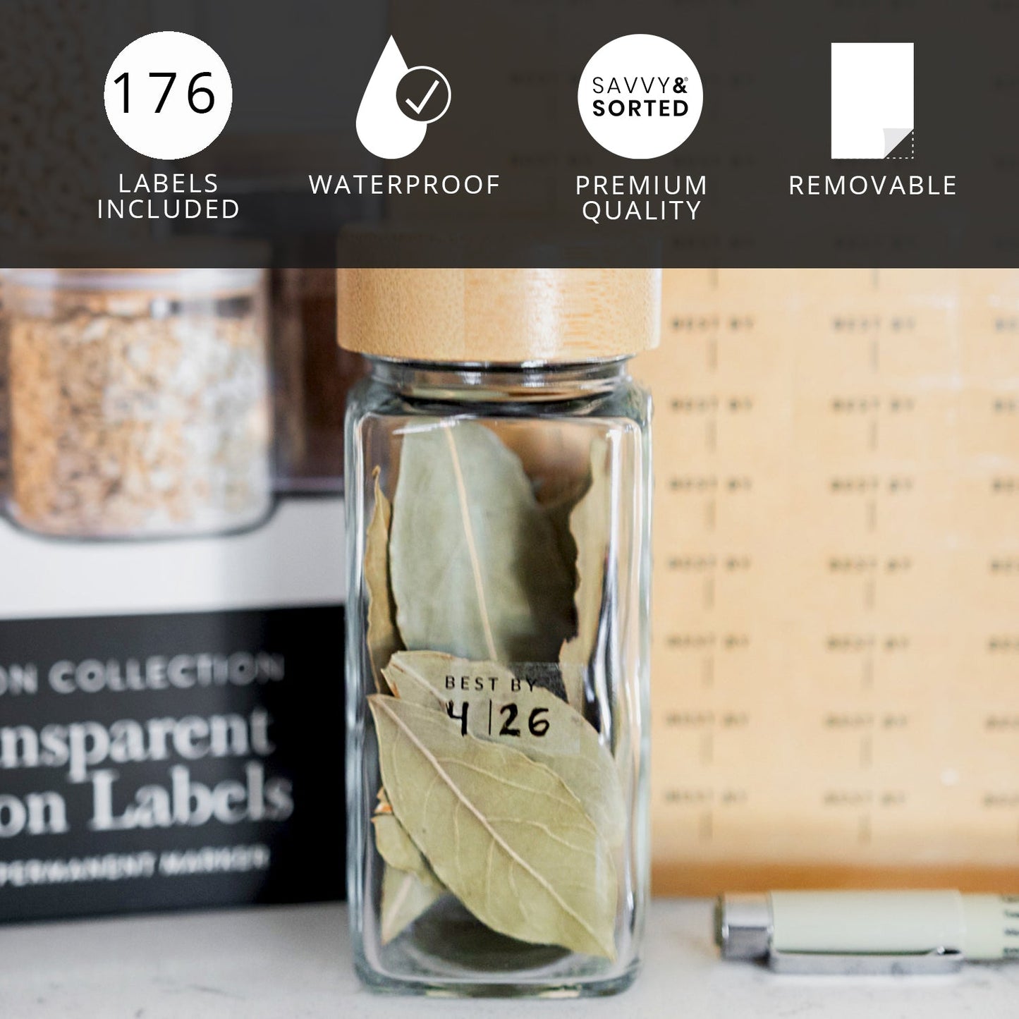Clear Expiration Labels