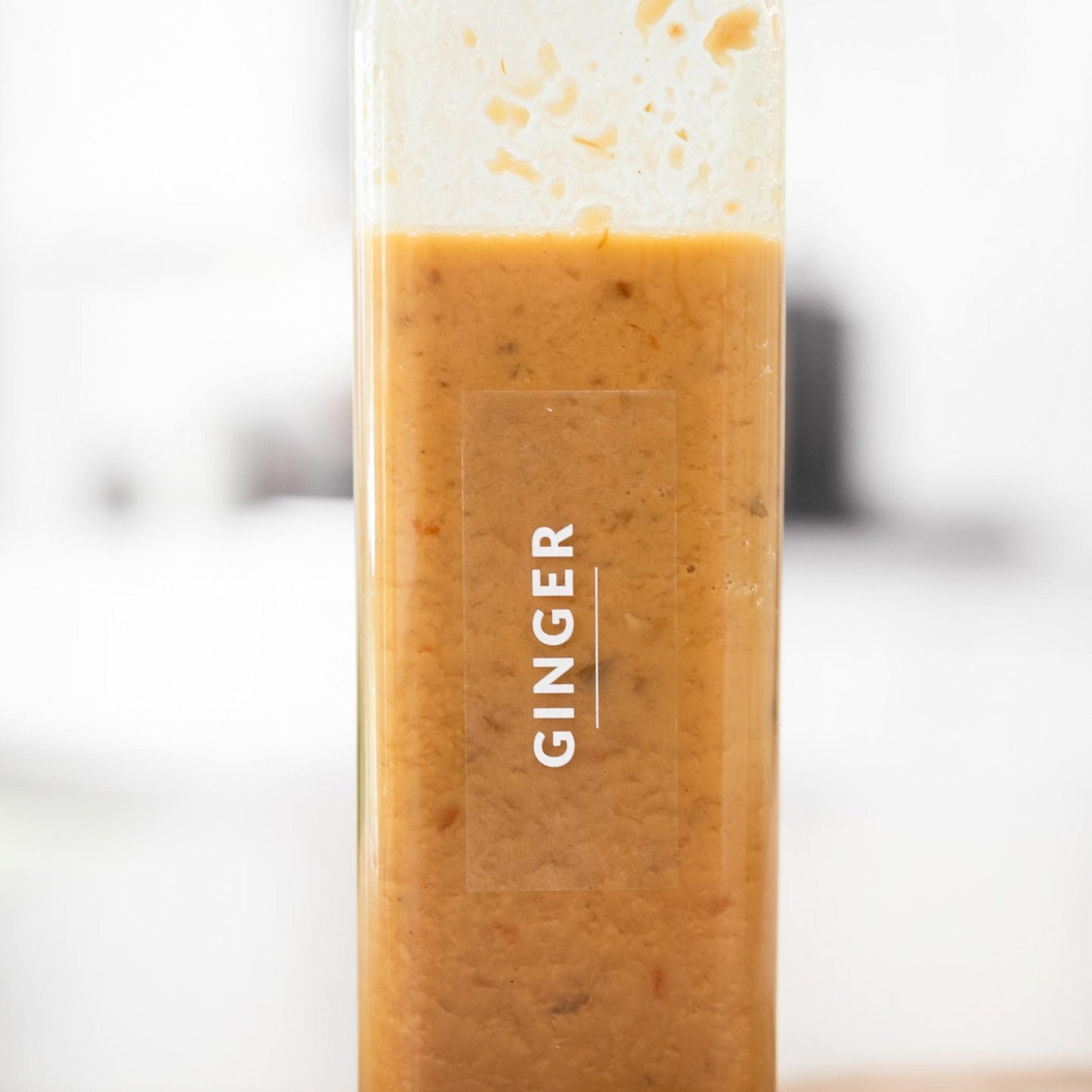 Clear Oil Vinegar Condiment Labels