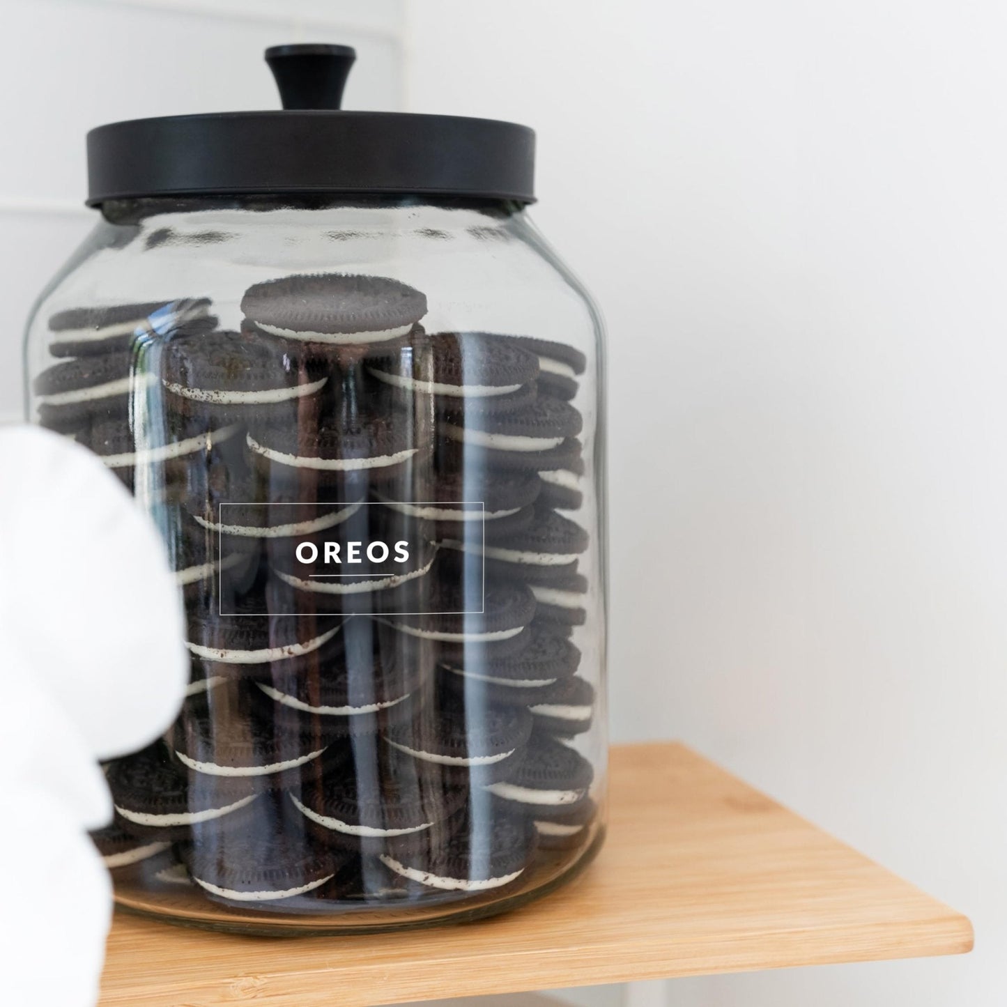 Clear Pantry Labels