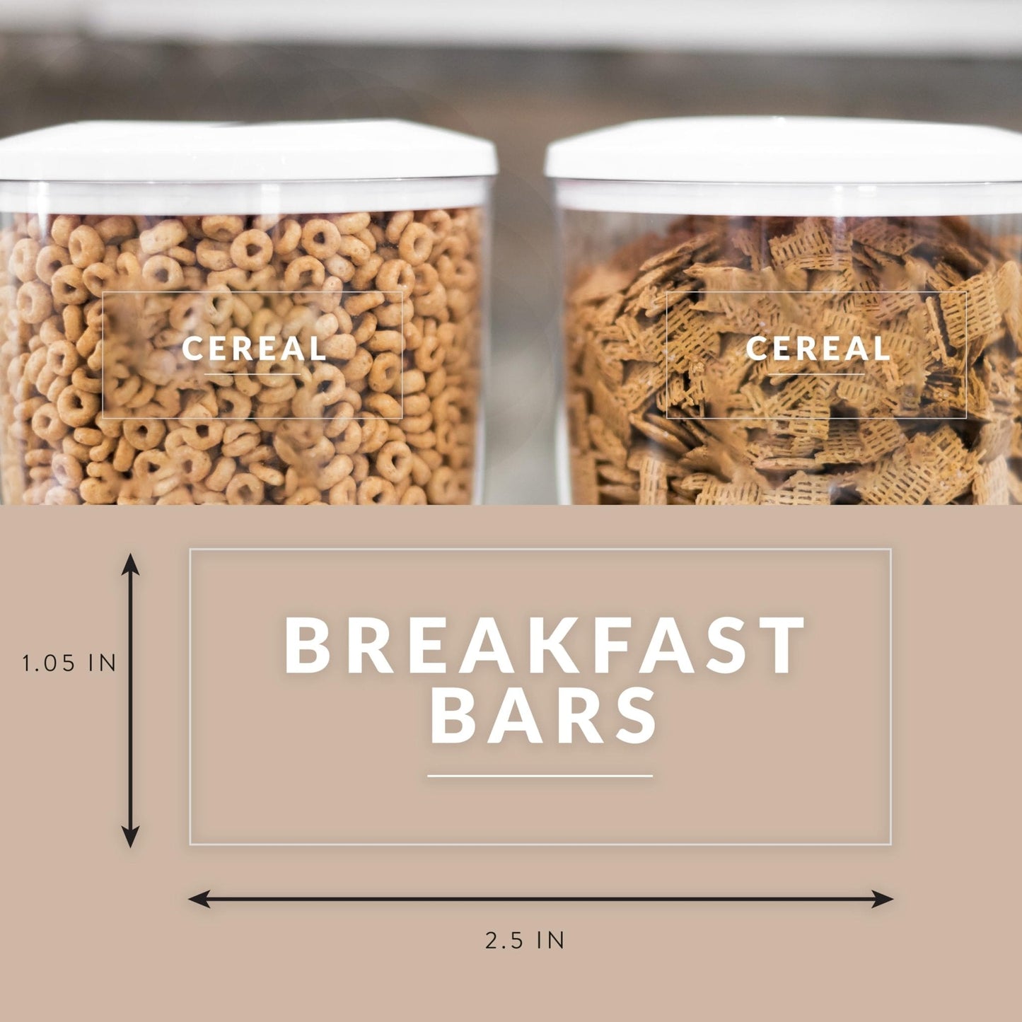 Clear Pantry Labels