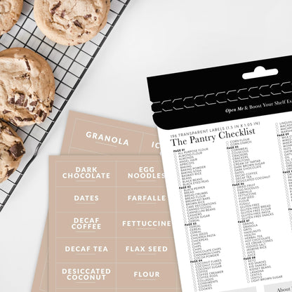 Clear Pantry Labels