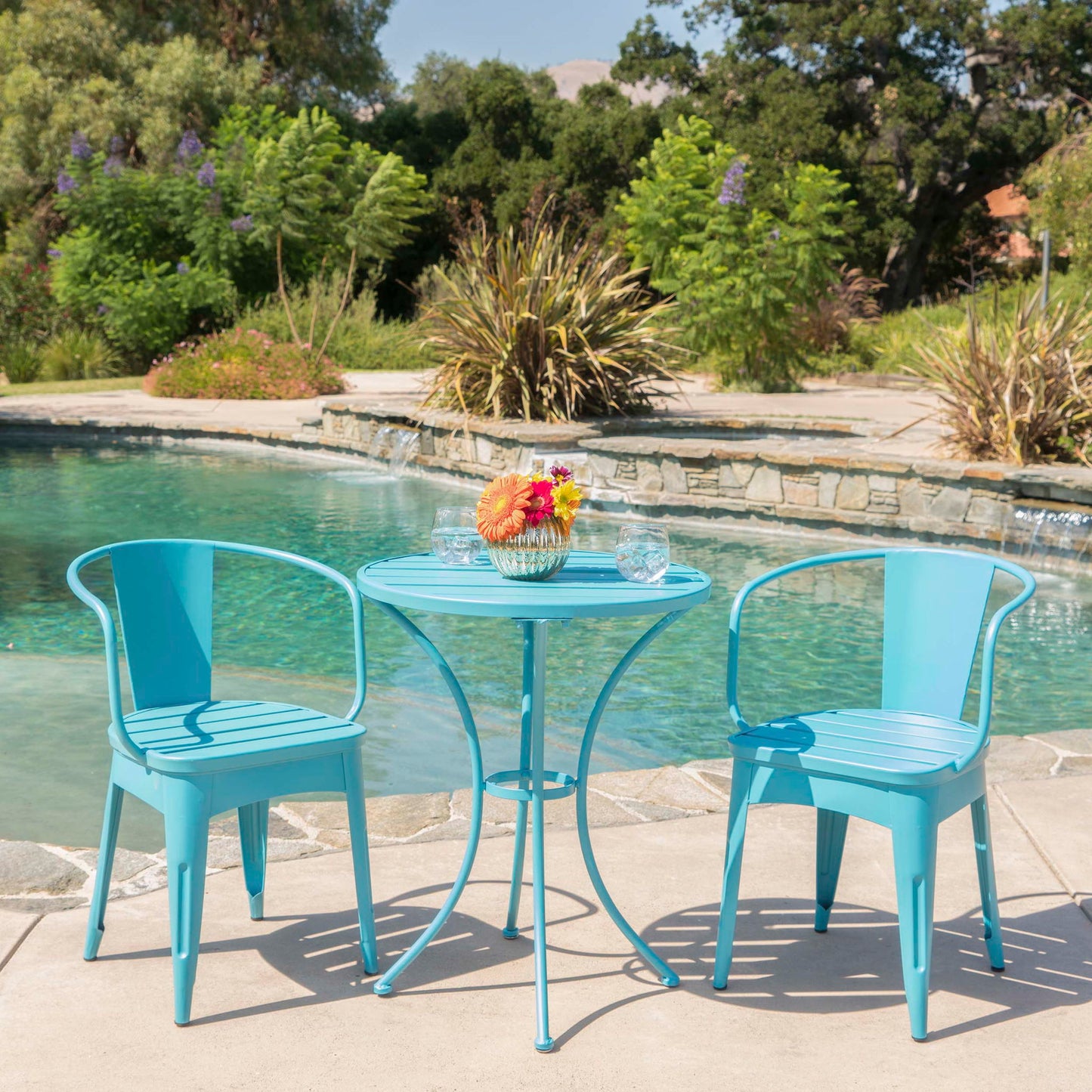 Yearn - 3 Piece Metal Bistro Set