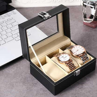 Simple Creative Leather Watch Storage Box