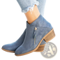 Dr. Martens Suede Chunky Heel Side Zip Boots