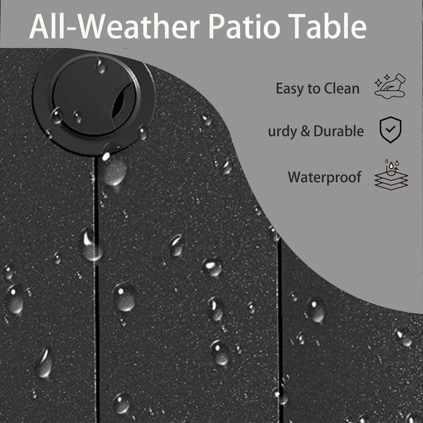 5 Piece Outdoor Patio Dining Set