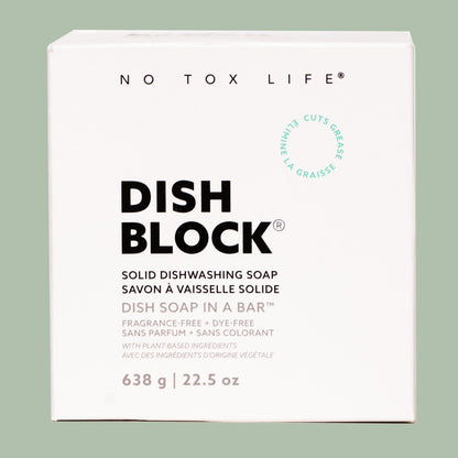 DISH BLOCK® solid dish soap - Huge bar (22.5 oz | 638g)