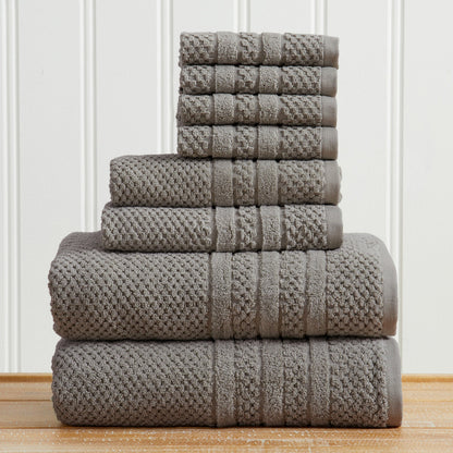 Checkered Jacquard Bath Towels