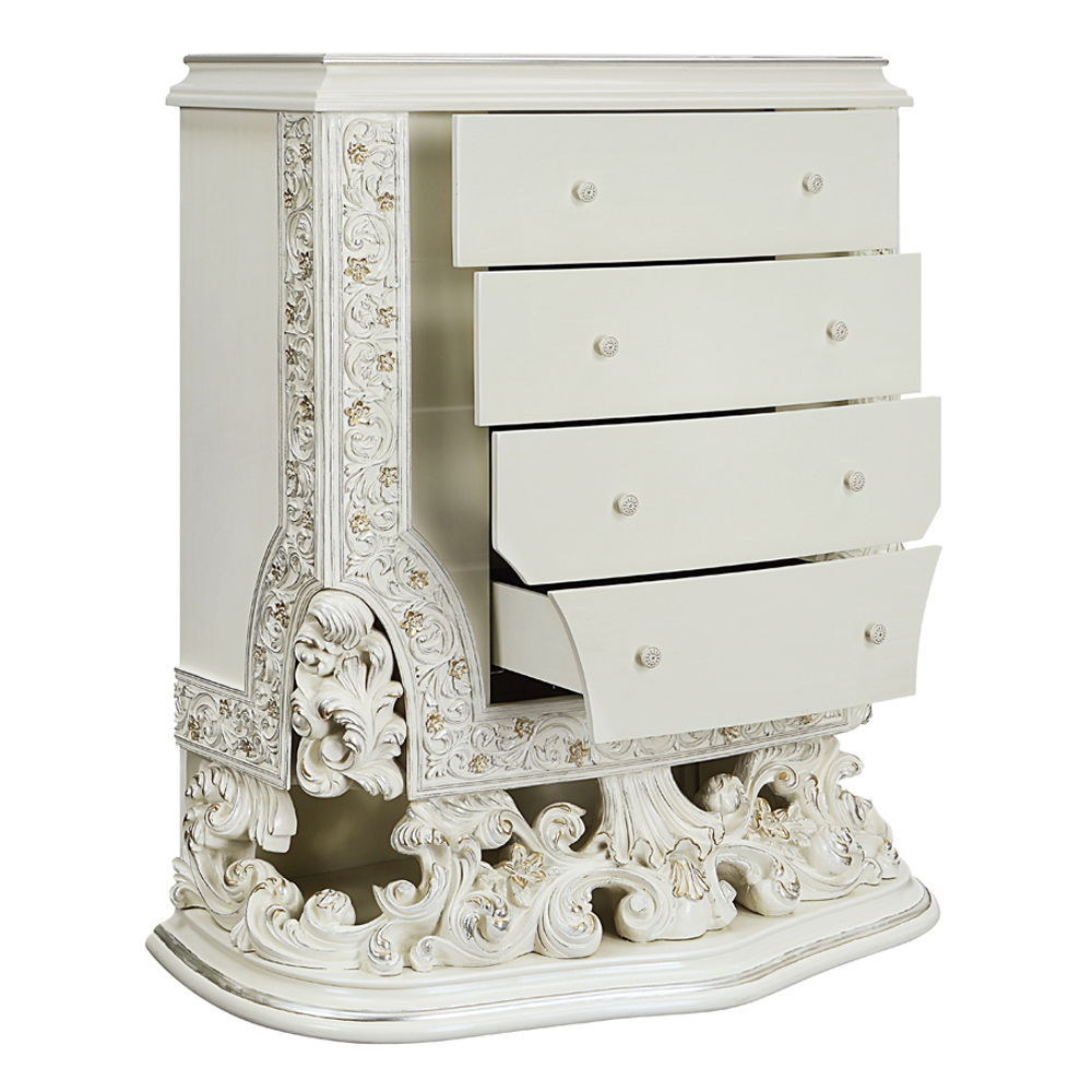 Adara - Chest - Antique Pearl White