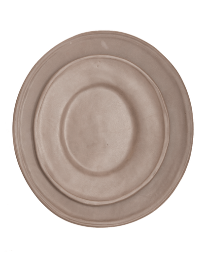 Earth Oval Dessert Plate - Set of 4