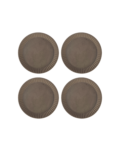Earth Lines Salad Plate - Set of 4