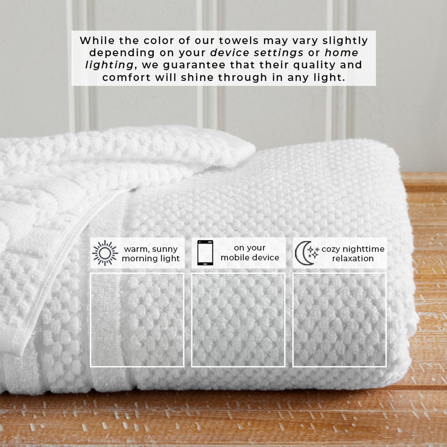 Checkered Jacquard Bath Towels