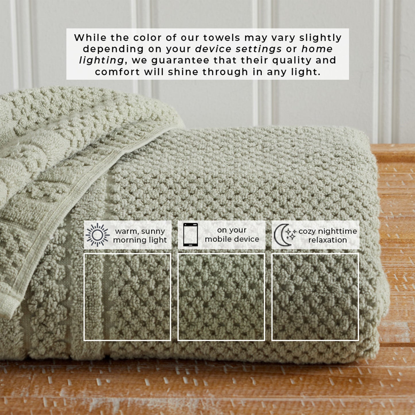 Checkered Jacquard Bath Towels