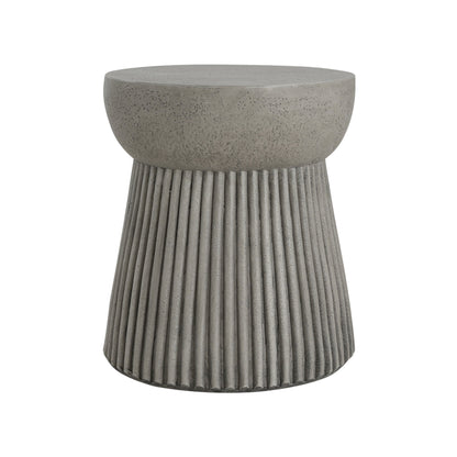 Outdoor Lightweight Concrete Side Table