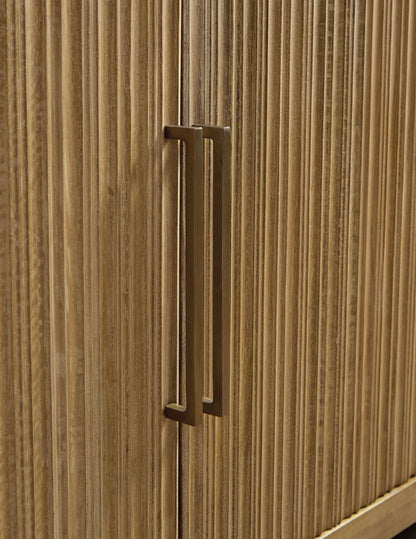 Niam - Accent Cabinet - Light Antique Beige