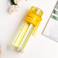 Glass Water Bottle w/ Tea Infuser Filter