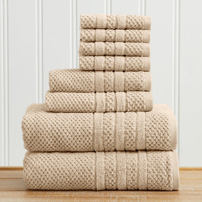 Checkered Jacquard Bath Towels