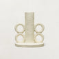 Resin Taper Candle Holder with Handles, Volcano Finish
