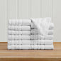 Checkered Jacquard Bath Towels
