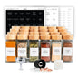 Glass Spice Jars with Labels - 24 PACK