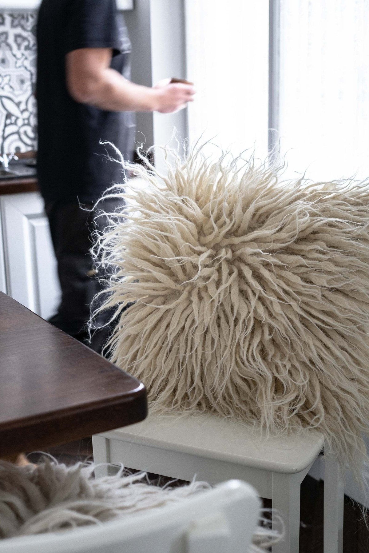 Wool Pillow "Stones"