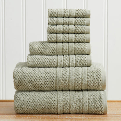 Checkered Jacquard Bath Towels