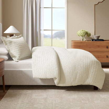 Honeycomb Waffle Duvet Set